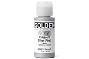Golden - Golden Fluid Acrylics, Iridescent Silver (Fine) - St. Louis Art Supply