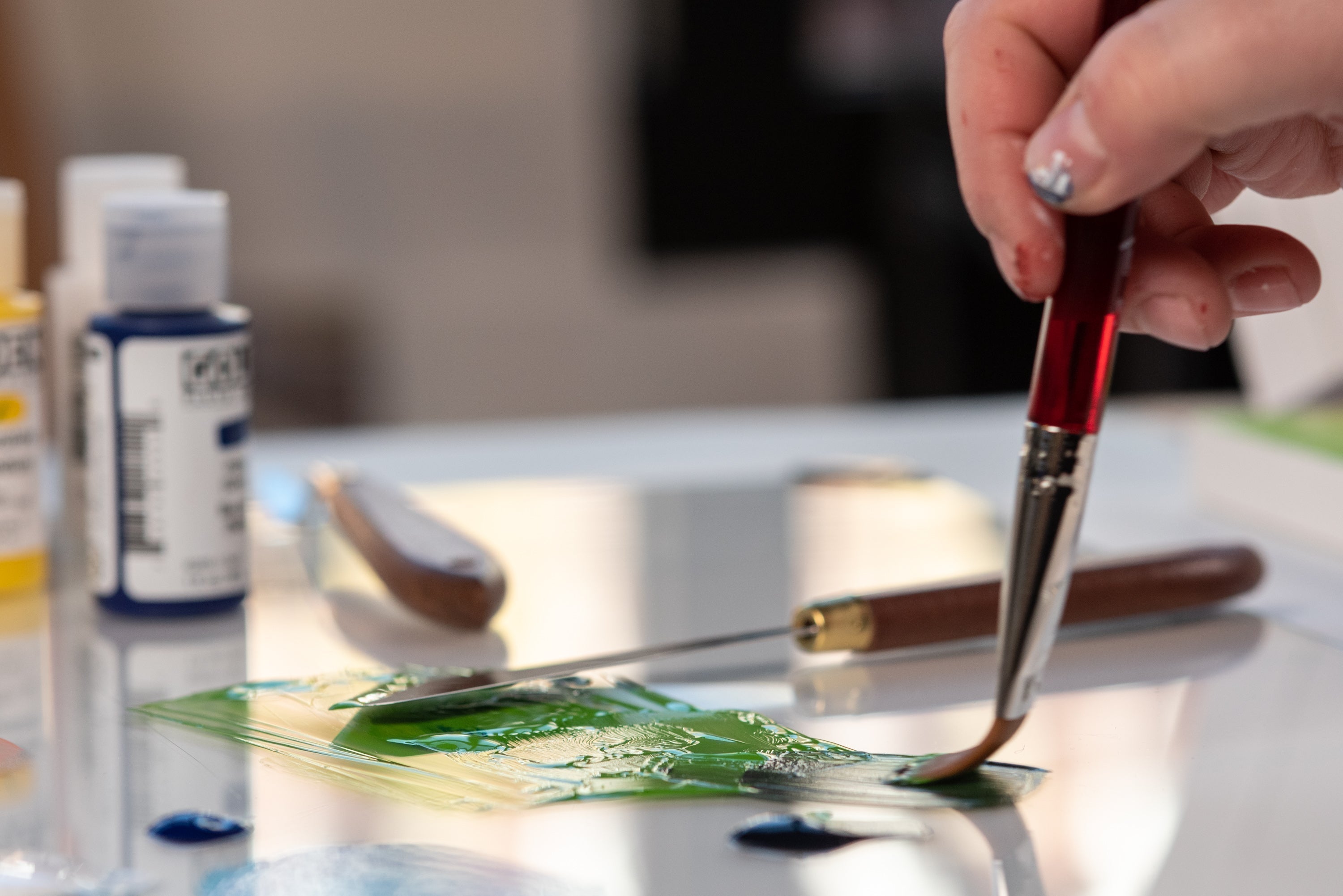 Golden - Golden Fluid Acrylics, Jenkins Green - St. Louis Art Supply