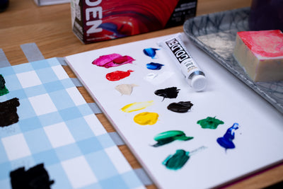 Golden Heavy Body Acrylics, Mixing Set of 12