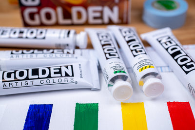 Golden Heavy Body Acrylics, Intro Set of 6