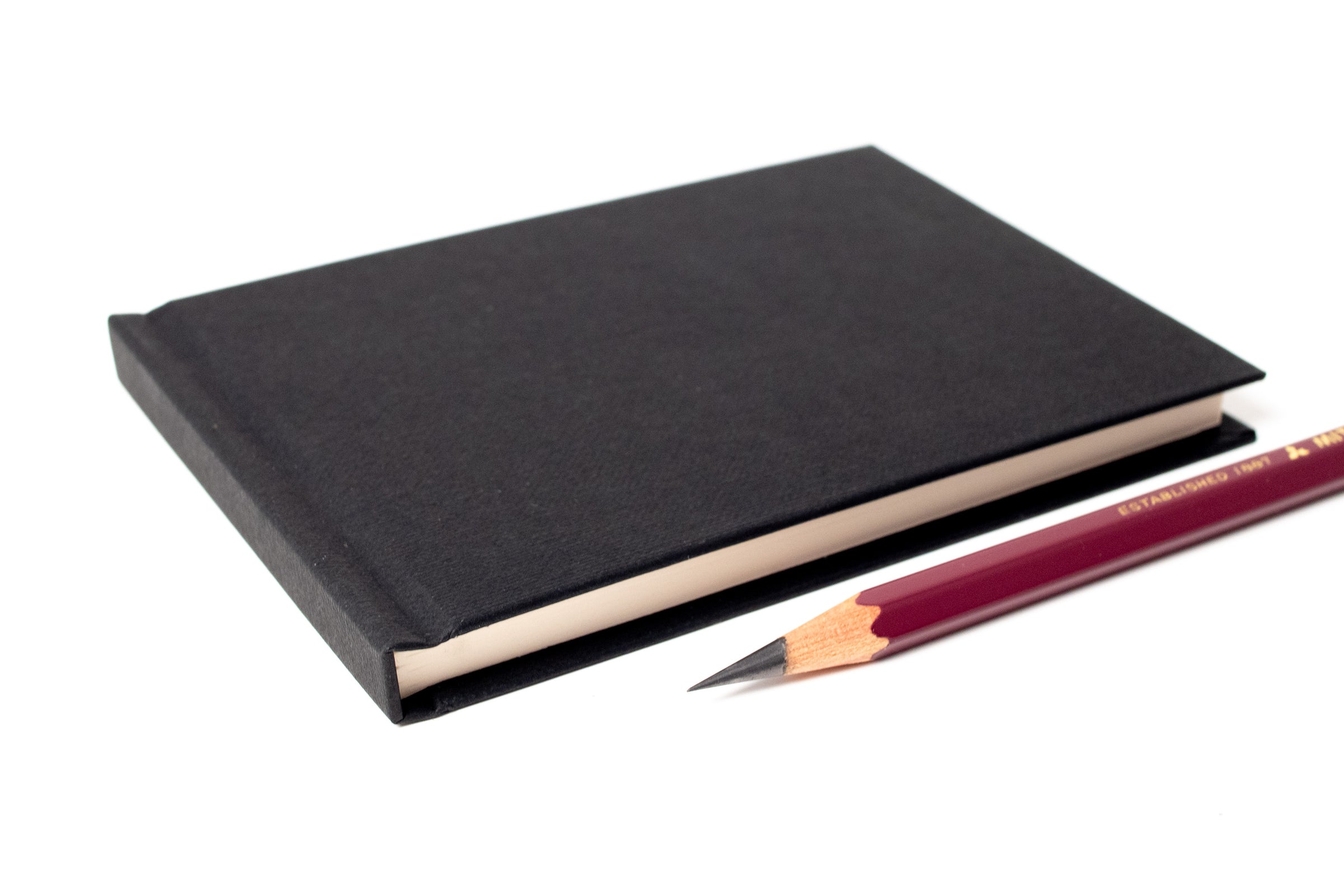Hahnemuhle Portrait Stitched D&S Sketch Book (Black Cover, A6, 62 Sheets)