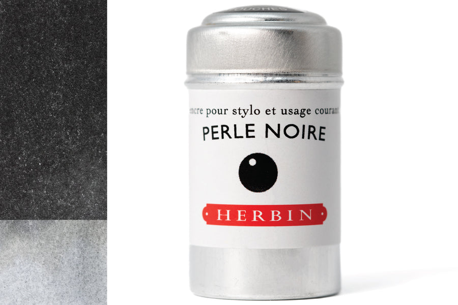 J. Herbin Fountain Pen Ink - 30 ml Bottled - Perle Noire