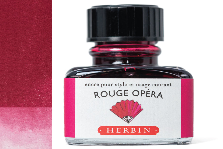 J. Herbin - J. Herbin Fountain Pen Ink, Rouge Opera, 30 mL - St. Louis Art Supply
