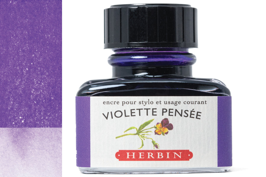 J. Herbin - J. Herbin Fountain Pen Ink, Violette Pensée, 30 mL - St. Louis Art Supply