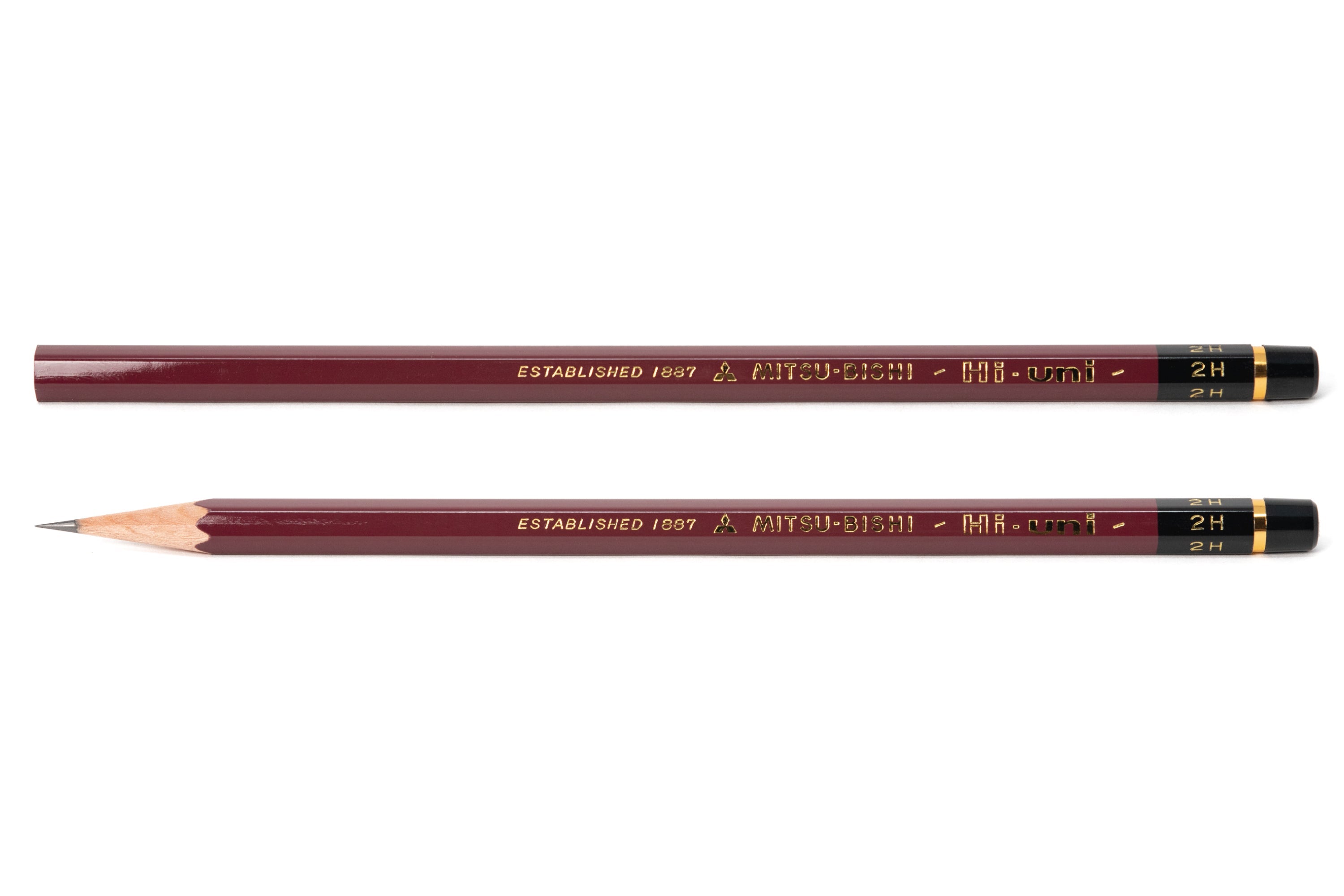 Mitsubishi Hi-Uni Pencil, 2H, Set of 12 – St. Louis Art Supply