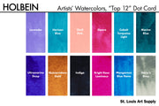 Holbein - Holbein Artists' Watercolor, "Top 12" Dot Card - St. Louis Art Supply