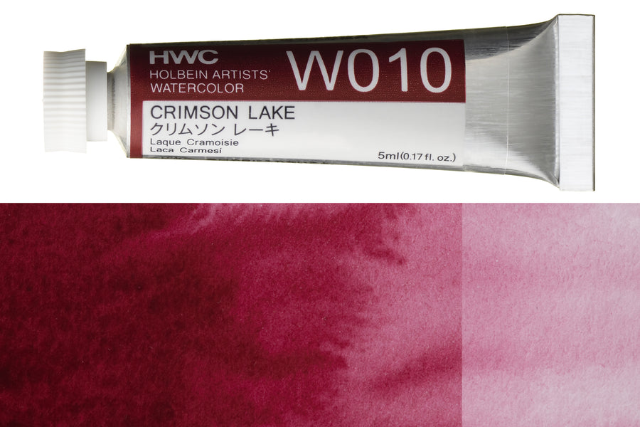Holbein - Holbein Artists' Watercolors, 5 mL, Crimson Lake (W010) - St. Louis Art Supply