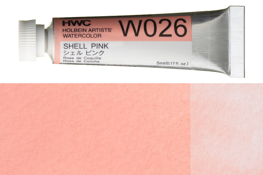 Holbein - Holbein Artists' Watercolors, 5 mL, Shell Pink (W026) - St. Louis Art Supply