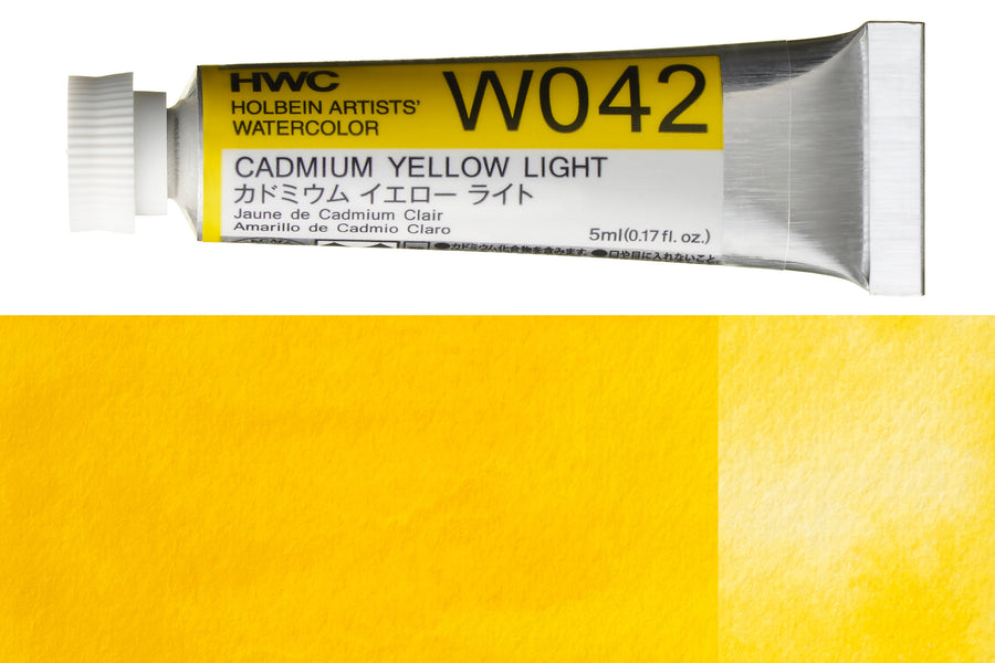 Holbein - Holbein Artists' Watercolors, 5 mL, Cadmium Yellow Light (W042) - St. Louis Art Supply