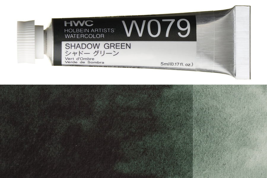 Holbein - Holbein Artists' Watercolors, 5 mL, Shadow Green (W079) - St. Louis Art Supply