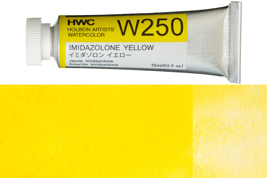 Holbein - Holbein Artists' Watercolors, 15 mL, Imidazolone Yellow (W250) - St. Louis Art Supply