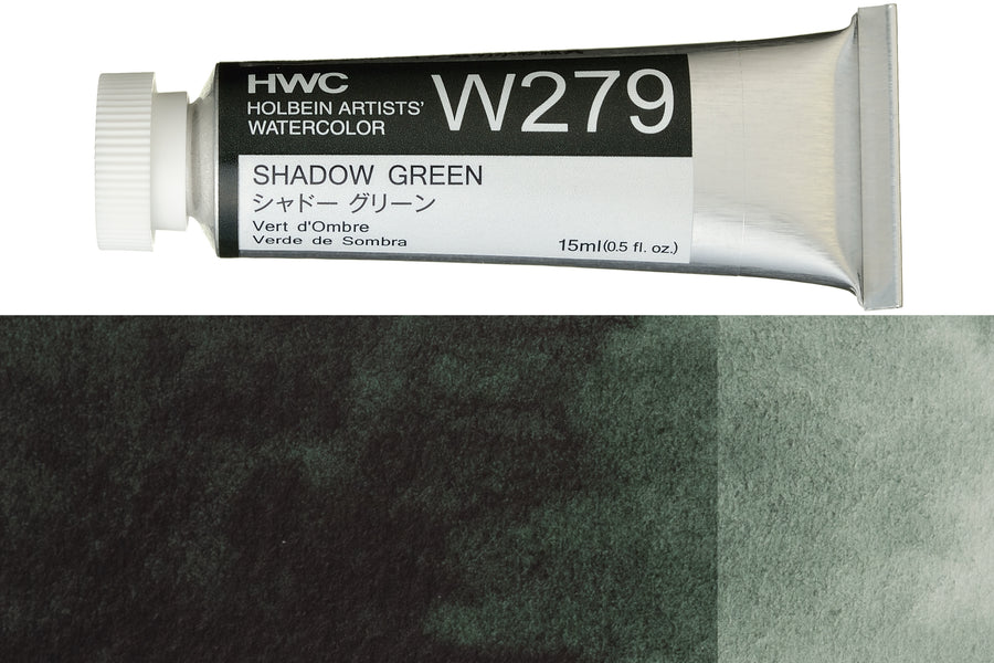 Holbein - Holbein Artists' Watercolors, 15 mL, Shadow Green (W279) - St. Louis Art Supply