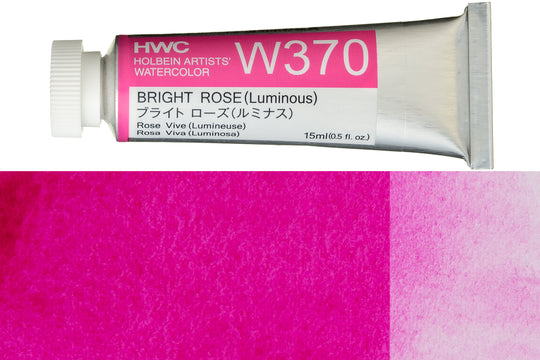 Holbein - Holbein Artists' Watercolors, 15 mL, Bright Rose Luminous (W370) - St. Louis Art Supply