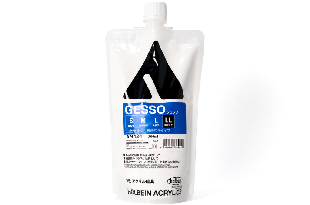 Holbein Acrylic Gesso, Extra Coarse, 300 mL – St. Louis Art Supply