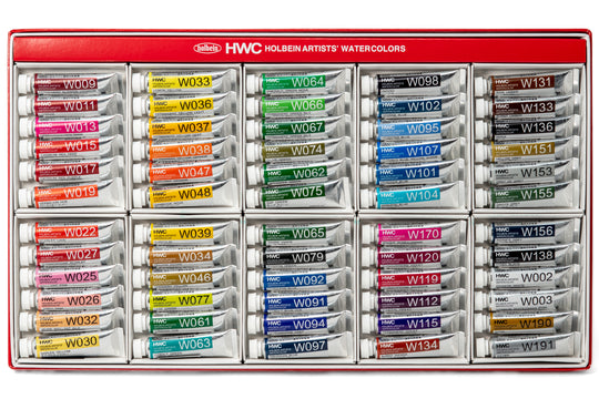 Holbein - Holbein Artists' Watercolors, 5 mL, Set of 60 - St. Louis Art Supply
