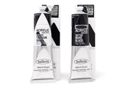Holbein - Heavy Body Artist Acrylics, 150 mL White and Black - St. Louis Art Supply