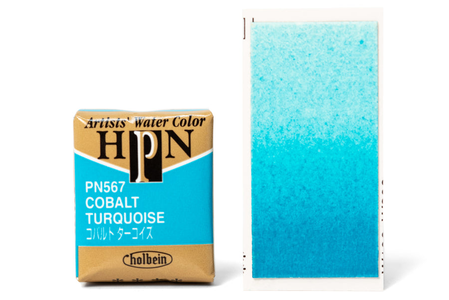 Holbein - Holbein Artists' Watercolor Half Pans, #567 Cobalt Turquoise - St. Louis Art Supply
