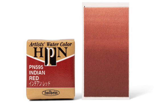 Holbein - Holbein Artists' Watercolor Half Pans, #595 Indian Red - St. Louis Art Supply