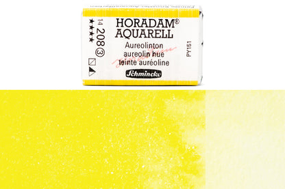 Schmincke - Horadam Watercolor Full Pan, #208 Aureolin Hue - St. Louis Art Supply
