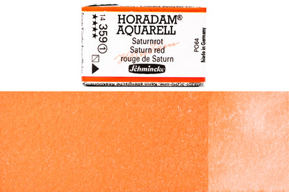 Schmincke - Horadam Watercolor Full Pan, #359 Saturn Red - St. Louis Art Supply