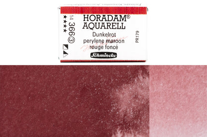 Schmincke - Horadam Watercolor Full Pan, #366 Perylene Maroon - St. Louis Art Supply