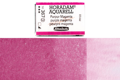 Schmincke - Horadam Watercolor Full Pan, #367 Purple Magenta - St. Louis Art Supply