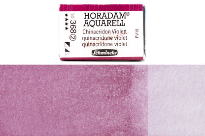 Schmincke - Horadam Watercolor Full Pan, #368 Quinacridone Violet - St. Louis Art Supply