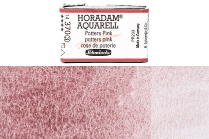 Schmincke - Horadam Watercolor Full Pan, #370 Potters Pink - St. Louis Art Supply