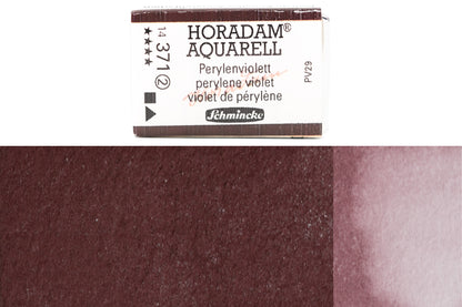 Schmincke - Horadam Watercolor Full Pan, #371 Perylene Violet - St. Louis Art Supply