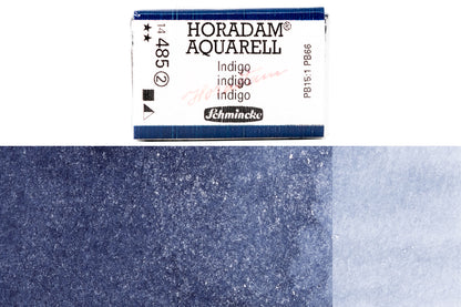 Schmincke - Horadam Watercolor Full Pan, #485 Indigo - St. Louis Art Supply
