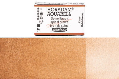 Schmincke - Horadam Watercolor Full Pan, #650 Spinel Brown - St. Louis Art Supply