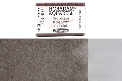 Schmincke - Horadam Watercolor Full Pan, #663 Sepia Brown - St. Louis Art Supply