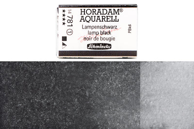 Schmincke - Horadam Watercolor Full Pan, #781 Lamp Black - St. Louis Art Supply