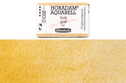 Schmincke - Horadam Watercolor Full Pan, #893 Gold - St. Louis Art Supply