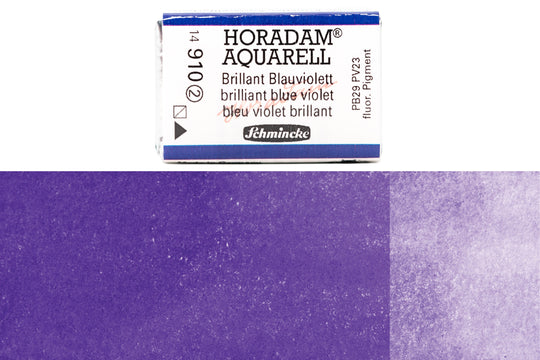 Schmincke - Horadam Watercolor Full Pan, #910 Brilliant Blue Violet - St. Louis Art Supply