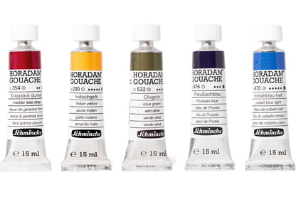 Schmincke - Horadam Gouache, 15 mL, "Afternoon Sun" Set - St. Louis Art Supply