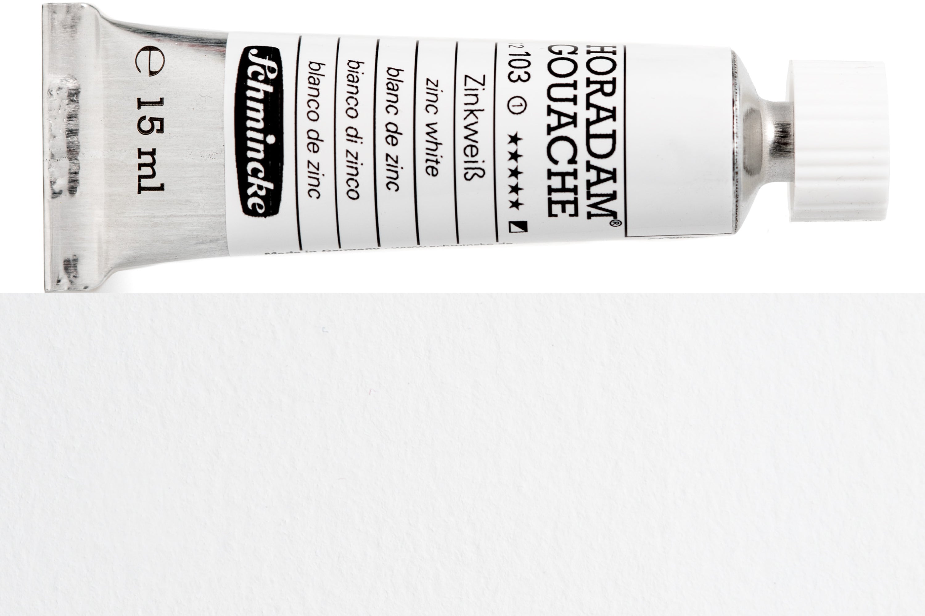 Schmincke - Horadam Gouache, 15 mL, #103 Zinc White - St. Louis Art Supply