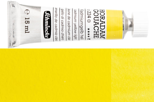 Schmincke - Horadam Gouache, 15 mL, #224 Cadmium Yellow Light - St. Louis Art Supply