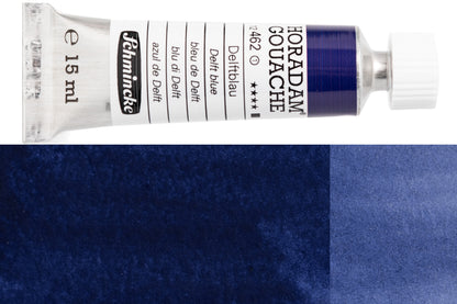 Schmincke - Horadam Gouache, 15 mL, #462 Delft Blue - St. Louis Art Supply