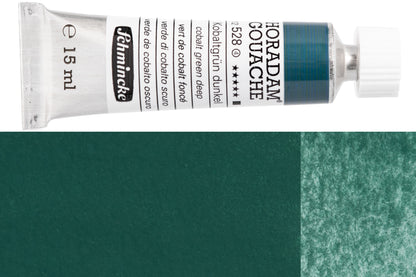 Schmincke - Horadam Gouache, 15 mL, #528 Cobalt Green Deep - St. Louis Art Supply