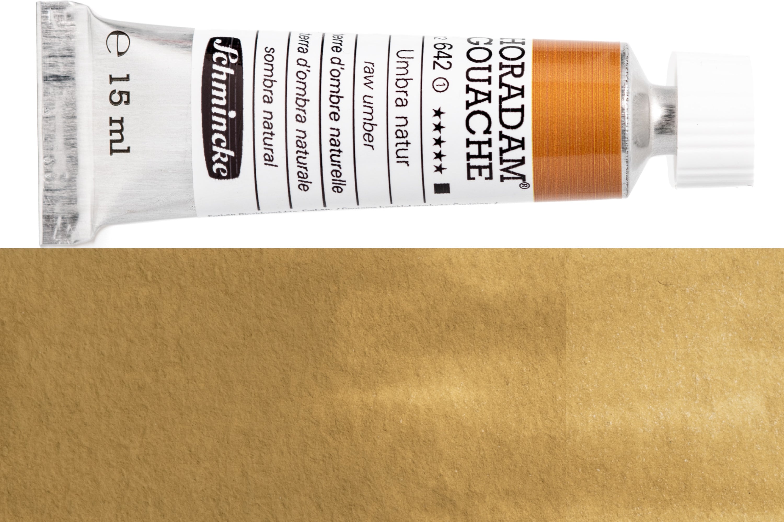 Schmincke - Horadam Gouache, 15 mL, #642 Raw Umber - St. Louis Art Supply