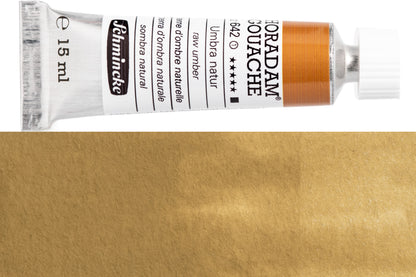 Schmincke - Horadam Gouache, 15 mL, #642 Raw Umber - St. Louis Art Supply
