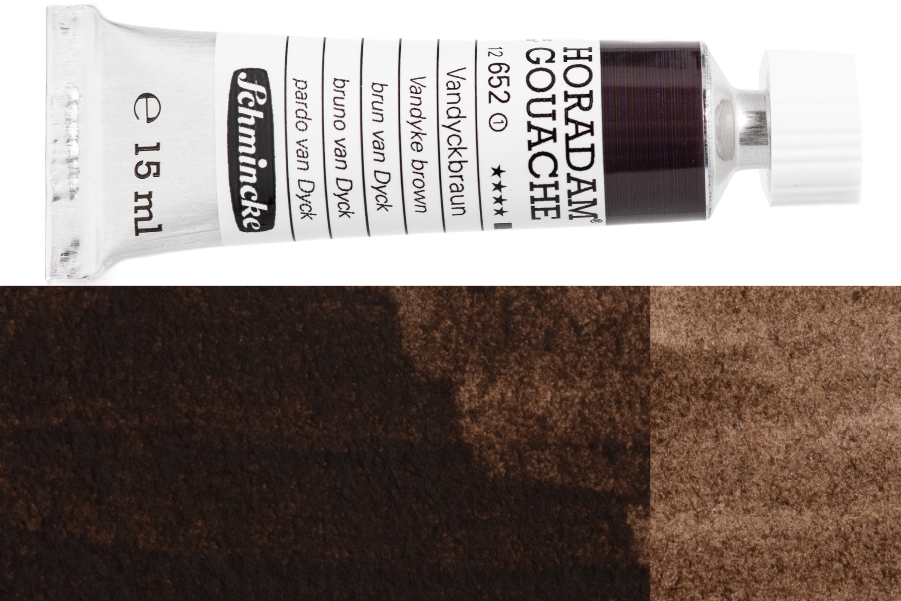 Schmincke - Horadam Gouache, 15 mL, #652 Vandyke Brown - St. Louis Art Supply