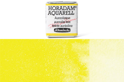 Schmincke - Horadam Watercolor Half Pan, #208 Aureolin Hue - St. Louis Art Supply