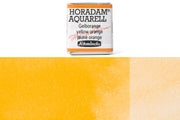 Schmincke - Horadam Watercolor Half Pan, #222 Yellow Orange - St. Louis Art Supply