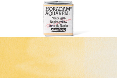 Schmincke - Horadam Watercolor Half Pan, #229 Naples Yellow - St. Louis Art Supply