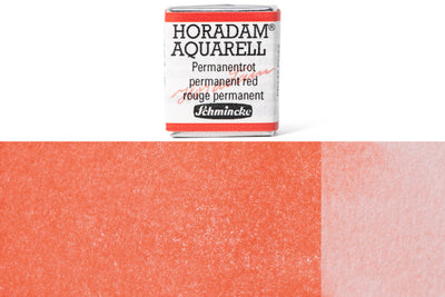 Schmincke - Horadam Watercolor Half Pan, #361 Permanent Red - St. Louis Art Supply