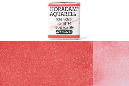 Schmincke - Horadam Watercolor Half Pan, #363 Scarlet Red - St. Louis Art Supply