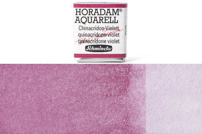 Schmincke - Horadam Watercolor Half Pan, #368 Quinacridone Violet - St. Louis Art Supply