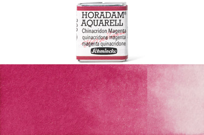 Schmincke - Horadam Watercolor Half Pan, #369 Quinacridone Magenta - St. Louis Art Supply